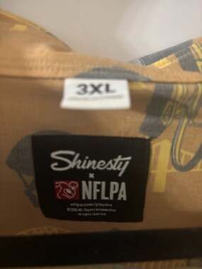 Shinesty x NFLPA Pittsburgh Steelers PGH Button Down Shirt 3XL